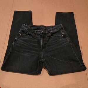 American Eagle Black Ripped Women's Jeans